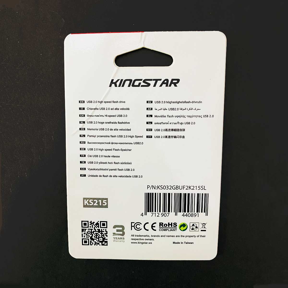 فلش مموری KINGSTAR KS215 USB2.0 32GB