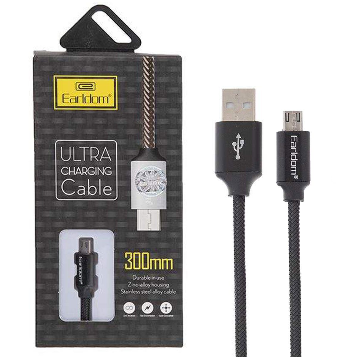 کابل تبدیل USB به micro USB ارلدام مدل EC-013M