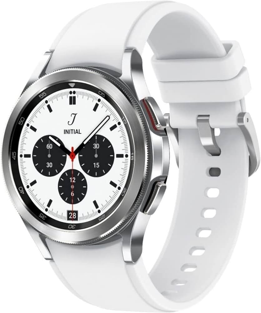 ساعت هوشمند Galaxy Watch 4 Classic با بند سفید